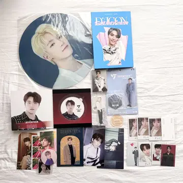 세븐틴 디노 트레이딩 카드 부채 굿즈 세트