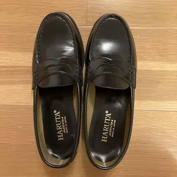HARUTA 로퍼 블랙 일본제
