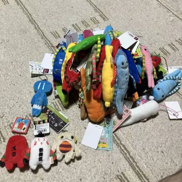 모케케 모케케치모치 유키오 컬러풀한 캐릭터 봉제 인형 세트