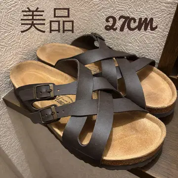 호킨스 크로스 스트랩 샌들 27cm 브라운