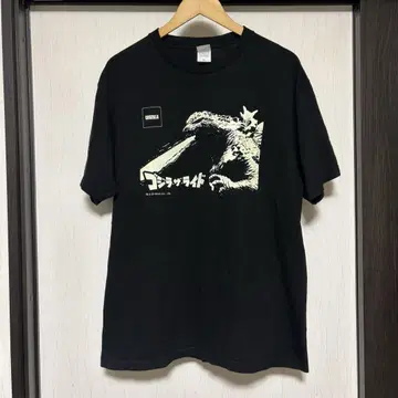 고질라 그래픽 T셔츠 축광 고질라 더 라이드