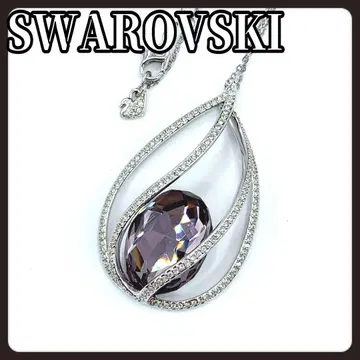SWAROVSKI 스와로브스키 메간 목걸이 라지 실버