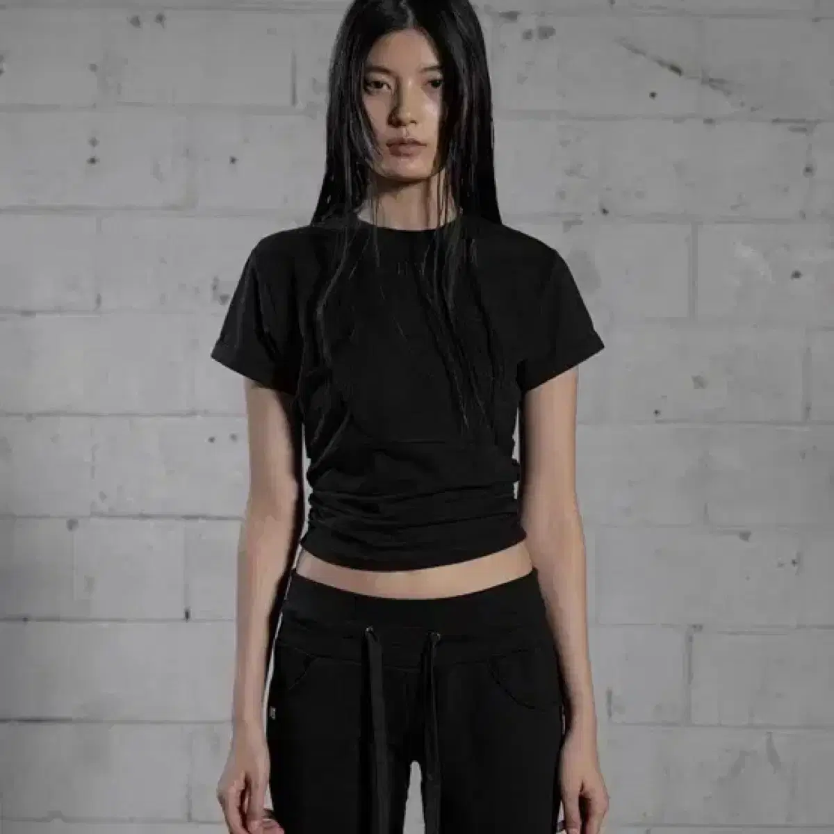 [韓国人気]BOHEMSEO★BACK HOOKED SHIRRING T★シャーリング半袖 BOHEMIAN SEOUL | 보헤미안서울 Bohemian Seoul Back Hook