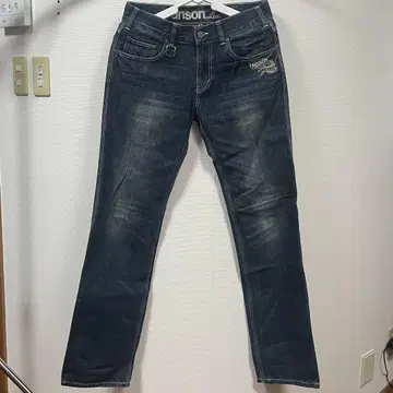 VANSON LEATHERS 다크 블루 데님