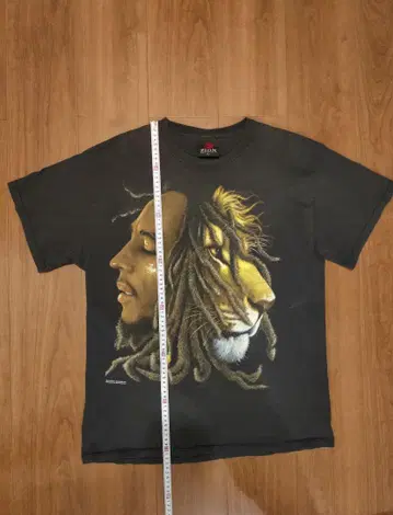 인기 패턴!! 밥 말리와 사자 Bob Marley Lion L 사이즈