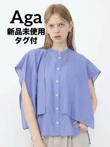 Aga 케이프 디자인 블라우스