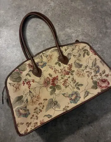 vintage 로라 애슐리 큰 사이즈 백 보스턴 핑크하우스