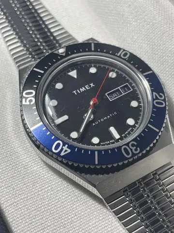 TIMEX M79 타이맥스 배트맨 자동 감기 미사용