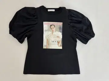 marie claire x CELFORD 콜라보 블랙 티셔츠