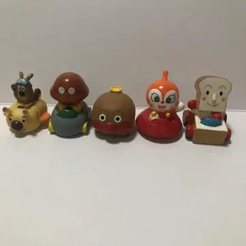 호빵맨 소프트 비닐 손가락 인형 차량 5종 세트