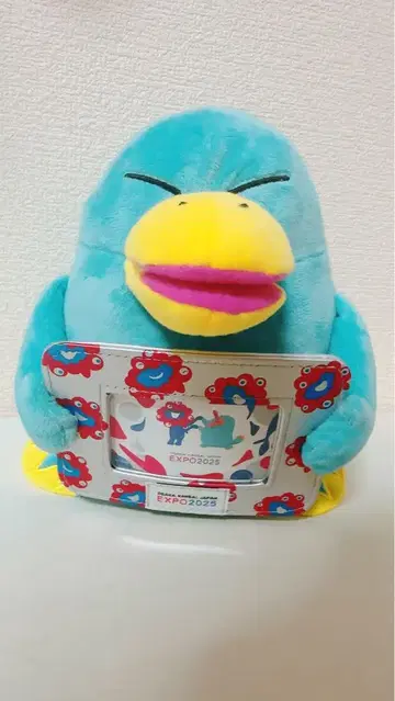 간사이 엑스포 한정판 봉제 인형 카드 케이스 카모노하시의 이코짱