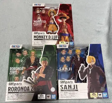 S.H.피규아트 ONE PIECE 오니가시마 토벌 루피 조로 상디