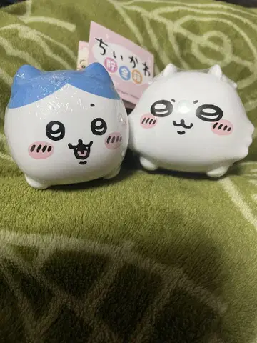 치이카와 (먼작귀) 저금통 세트 하치와레 모몽가
