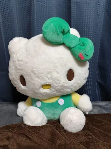 헬로키티 크림 소다 봉제 인형