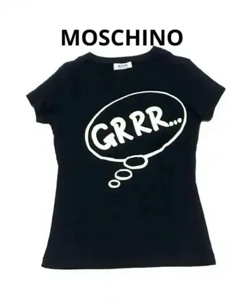 MOSCHINO CHEAP AND CHIC 티셔츠 블랙
