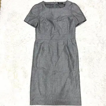Aquascutum 아쿠아 스큐텀 실크 혼방 원피스 결혼식 포멀