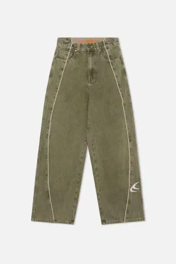 미사용 새상품 scuffers 데님 MOWA GREEN PANTS 36
