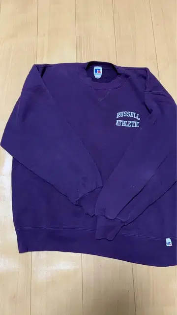 RUSSELL ATHLETIC 퍼플 트레이닝복