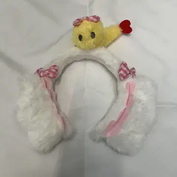 산리오 퓨로랜드 한정 코기뮨 깅엄 리본 머리띠