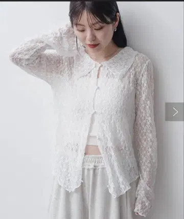 Kastane 카라 부착 레이스 풀오버