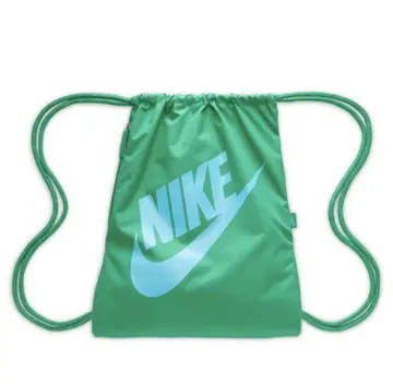 NIKE 나이키 헤리티지 드로우 스트링 헬스장 냅색 냅색 그린