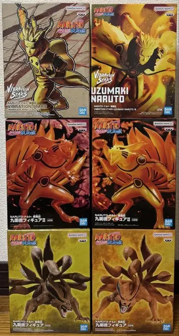 NARUTO 우즈마키 나루토 나미카제 미나토 구라미호 피규어 6종 세트