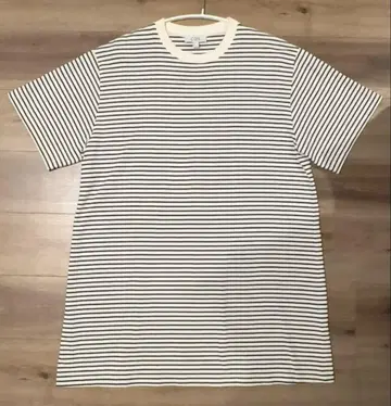 코스 보더 롱 TSHIRT MINI DRESS