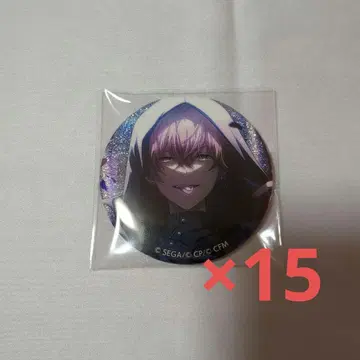 프로젝트 세카이 글리터 캔뱃지 시노노메 아키토 15점 검은 백합