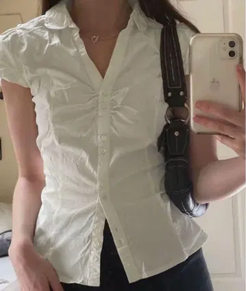 셔링 셔츠