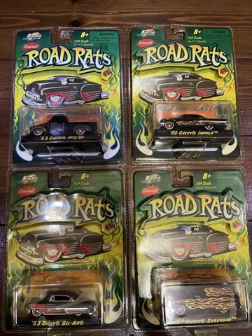 JADA TOYS Road Rats 1/64 스케일 미니카 4대 세트