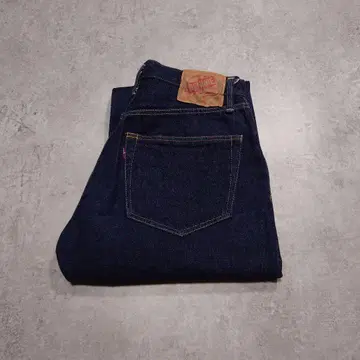 90s 구 DENIME 데님 다크 네이비 귀가 있는 W31 빈티지