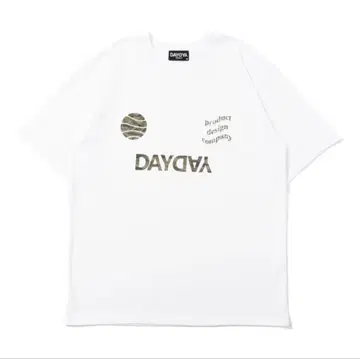 DAYDAY game logo camouflage T셔츠 화이트 M