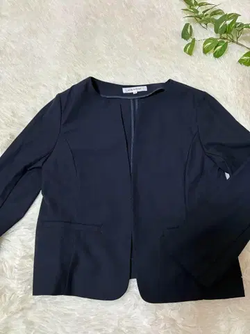 NATURAL BEAUTY BASIC 네이비 테일러드 자켓 M