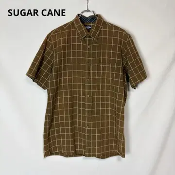 SUGAR CANE SC31696 슈가케인 자수 체크 셔츠 L
