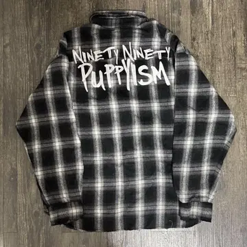 Ninety Ninety Puppism 체크 셔츠