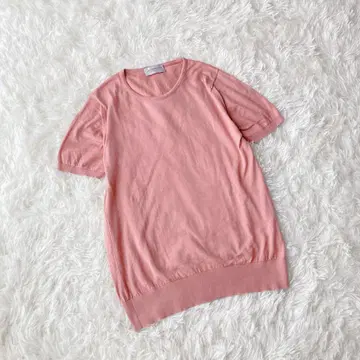 존 스메들리 JOHN SMEDLEY 코튼 반팔 크루넥 니트