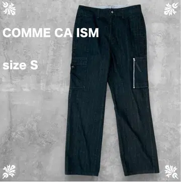 COMME CA ISM 스트라이프 카고 팬츠 S