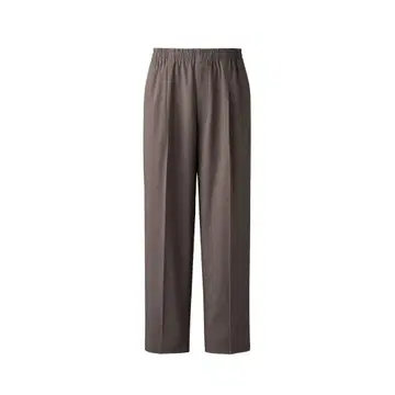 유니클로 C 감동 턱 팬츠 L DARK BROWN