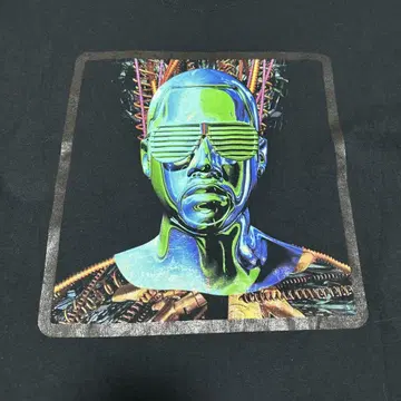 KANYE WEST glow in the dark tour 티셔츠 XL