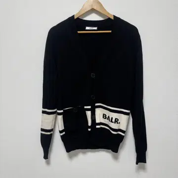 BALR. 블랙 가디건 S