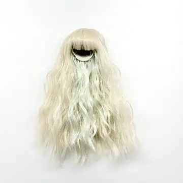 MIMIEL 님 가발 3.5~4인치 코튼 퍼프 베일 블론드