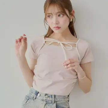 chico 레이어드 디자인 프렌치 T
