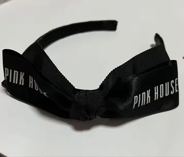 PINK HOUSE 아오키 미사코 콜라보 리본 머리띠