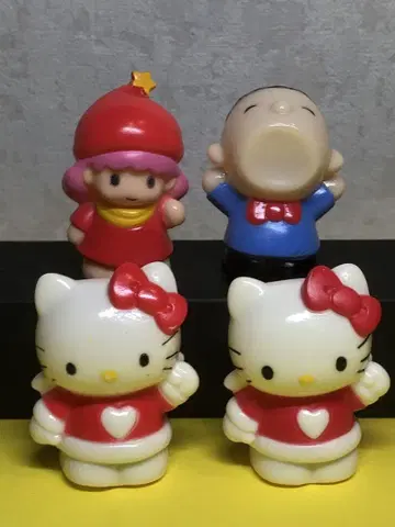 키티, 타보, 키키라라 손가락 인형 4종 세트