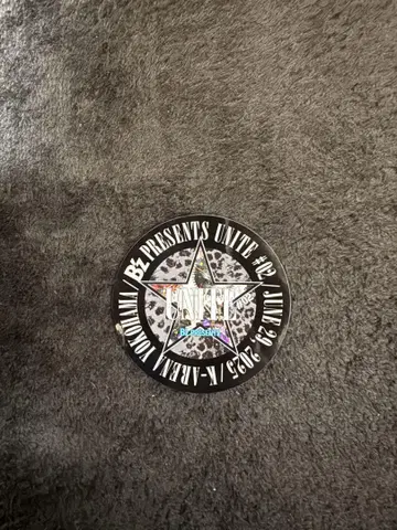 B'z UNITE 2 6/29 회장 한정판 구매 혜택 스티커 원옥