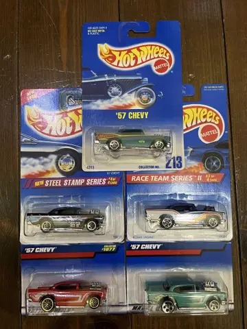 레어! 핫휠 '57 Chevy 5대 세트