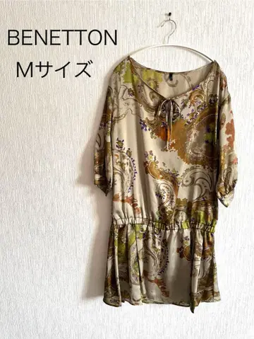 BENETTON 페이즐리 무늬 M 사이즈 튜닉