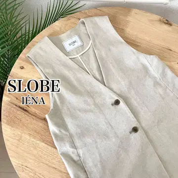 SLOBE IENA 린넨 베스트 베이지