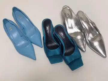 ZARA 펌프스 샌들 뮬 3세트