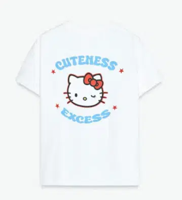 새상품 택 포함 자라 헬로키티 티셔츠